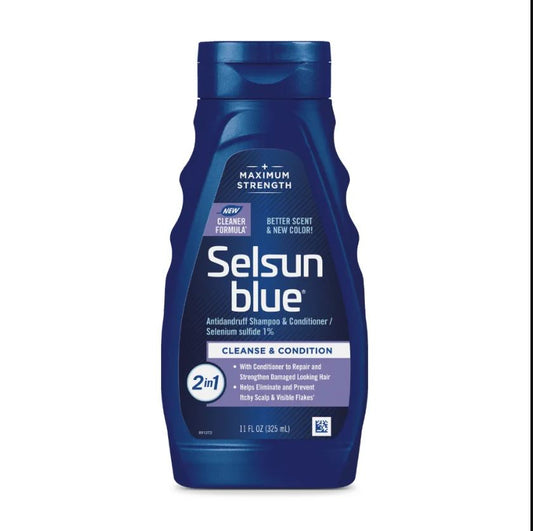 Selsun Blue 2-in-1 Antidandruff Shampoo & Conditioner - 325 ml