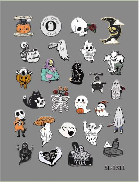 5D Self-Adhesive Nail Art Stickers - Halloween 1311