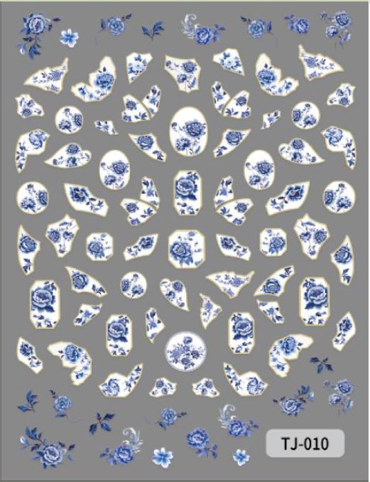 5D Self-Adhesive Nail Art Stickers - Mosiac 010