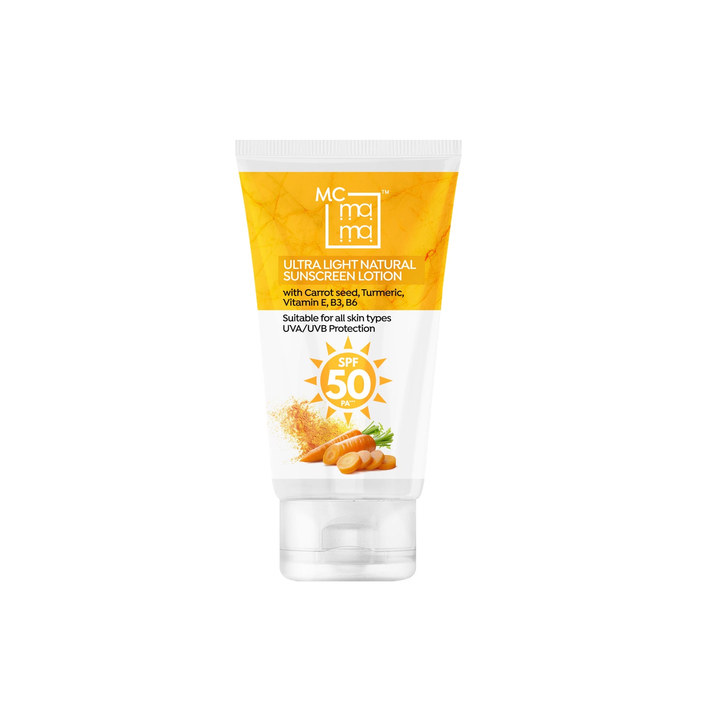 ULTRA LIGHT NATURAL SUNSCREEN LOTION WITH SPF50 PA+++
