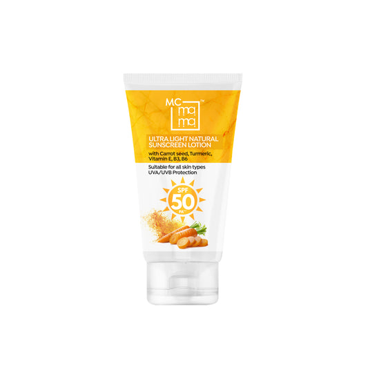 ULTRA LIGHT NATURAL SUNSCREEN LOTION WITH SPF50 PA+++
