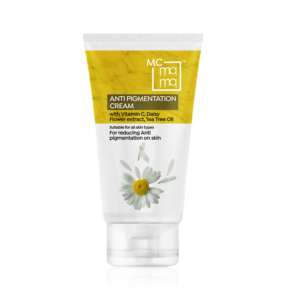 ANTI PIGMENTATION CREAM WITH VITAMIN C, DAISY FLOWER EXTRACT, TEA TREE OIL - 60 gm