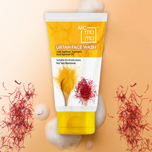 Ubtan Face Wash for Tan Removal and Skin Brightening, for Women & Men 175g