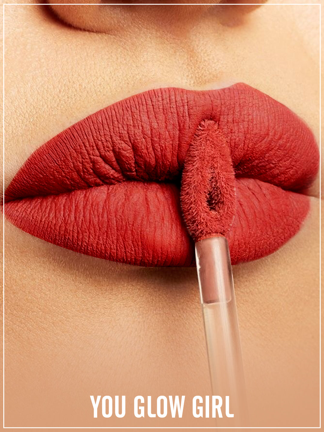 Matte Liquid Lipstick for Women, Long Lasting, Transfer and Waterproof, You Glow Girl, 4.5 ml