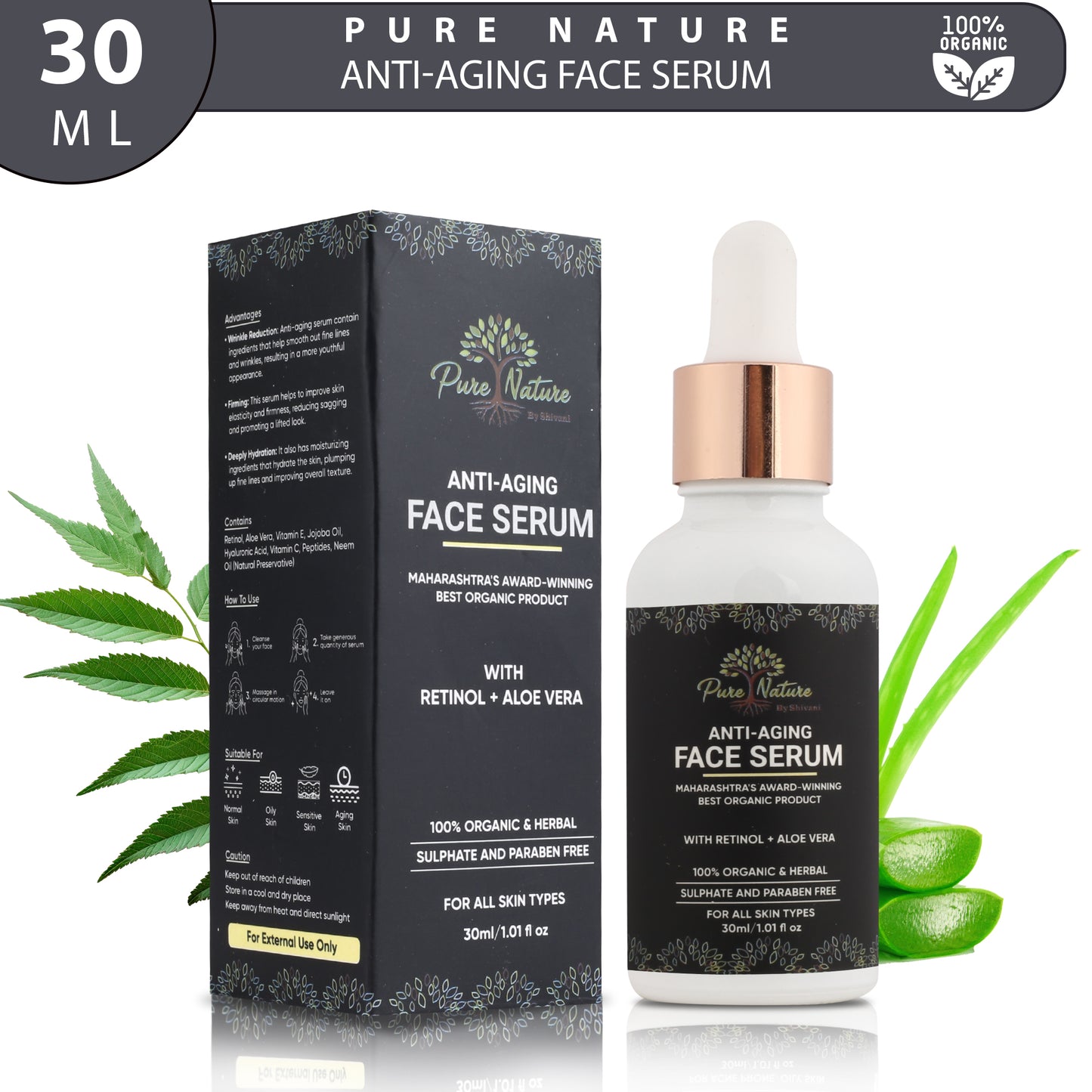 Pure Nature Anti-Aging Face Serum