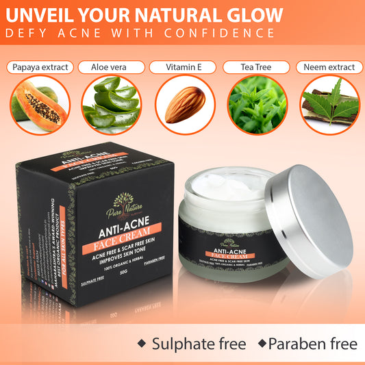 Pure Nature Anti-Acne Face Cream