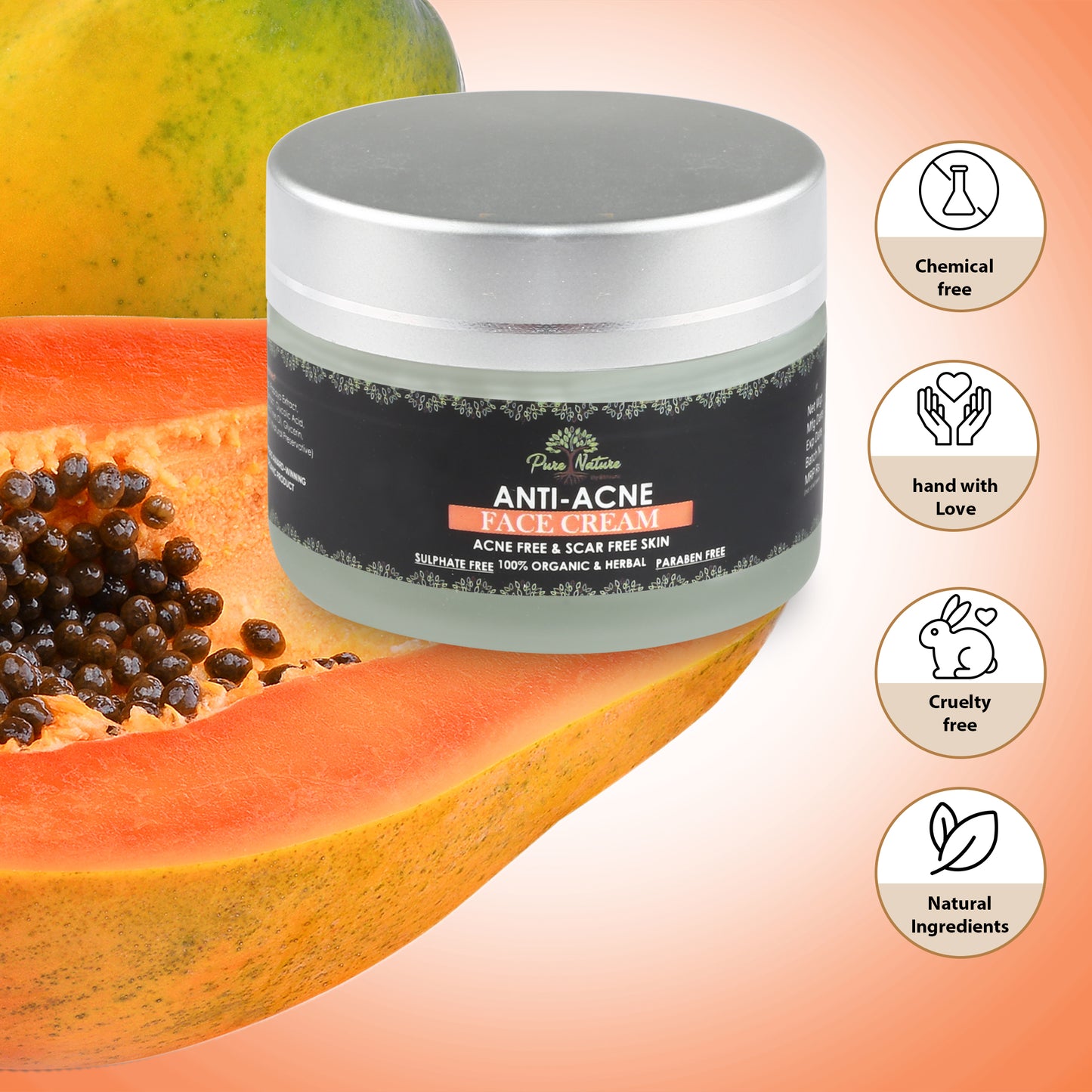 Pure Nature Anti-Acne Face Cream