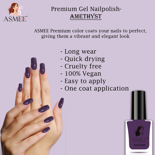 Asmee Premium Gel Nail Polish - Amethyst