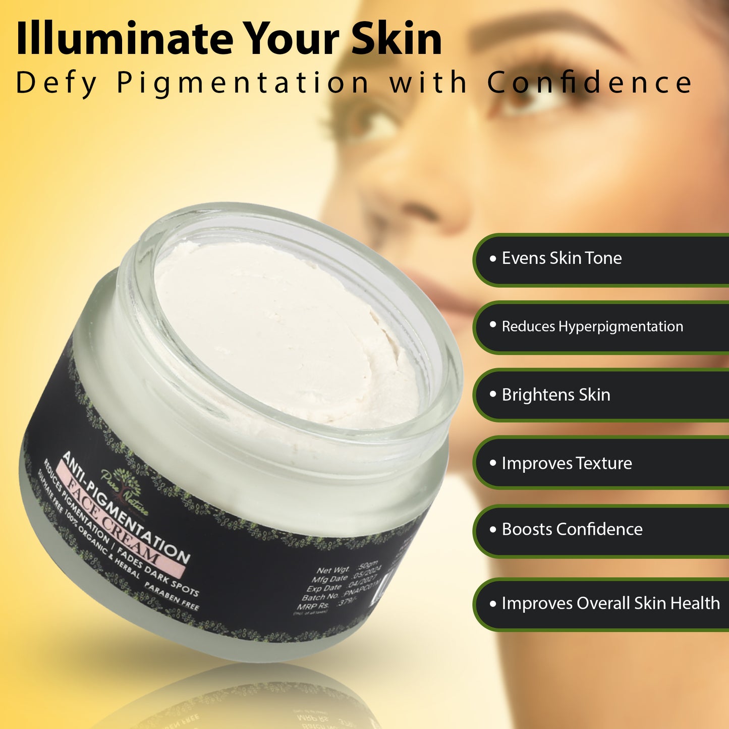 Pure Nature Anti-Pigmentation Face Cream