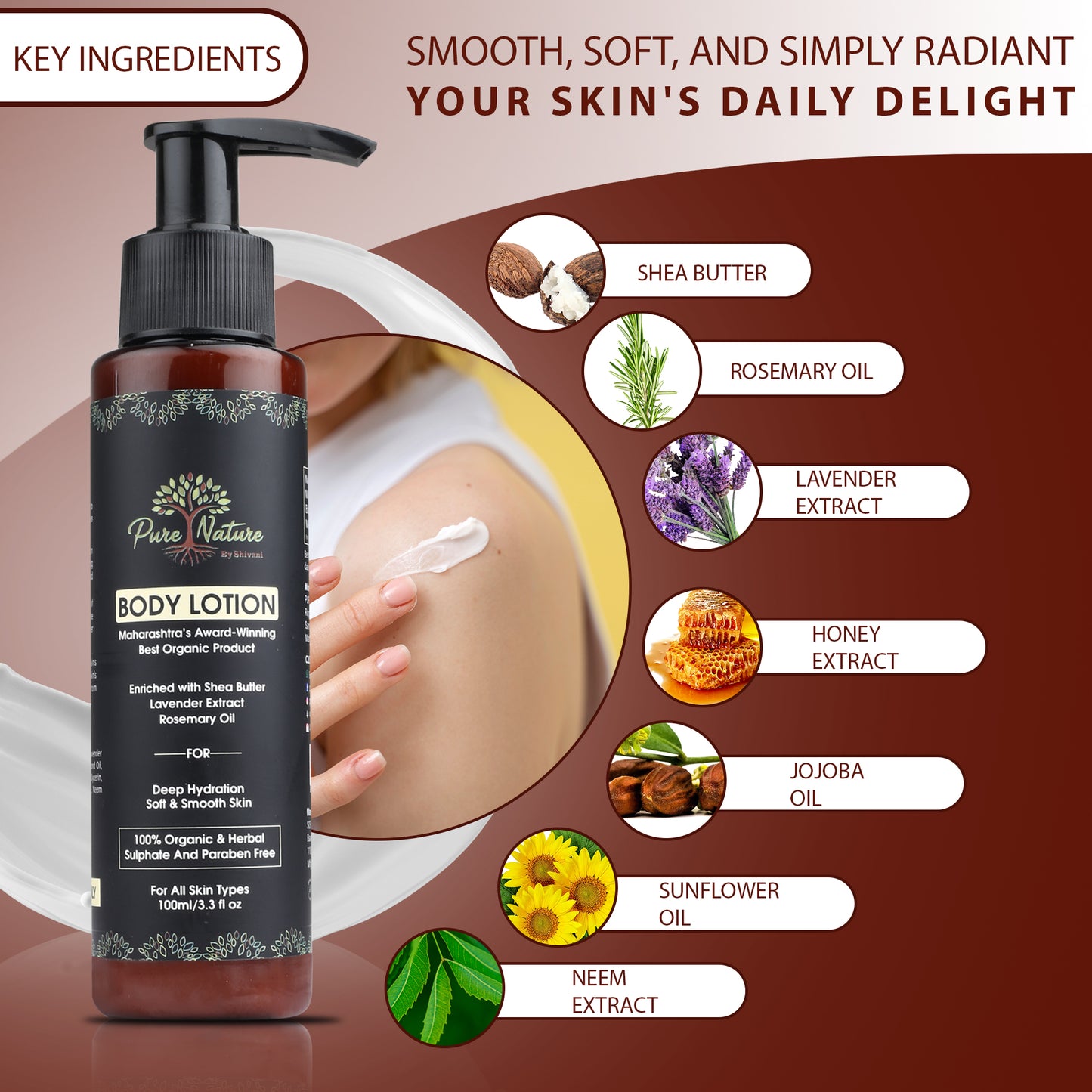 Pure Nature Luxurious Body Lotion