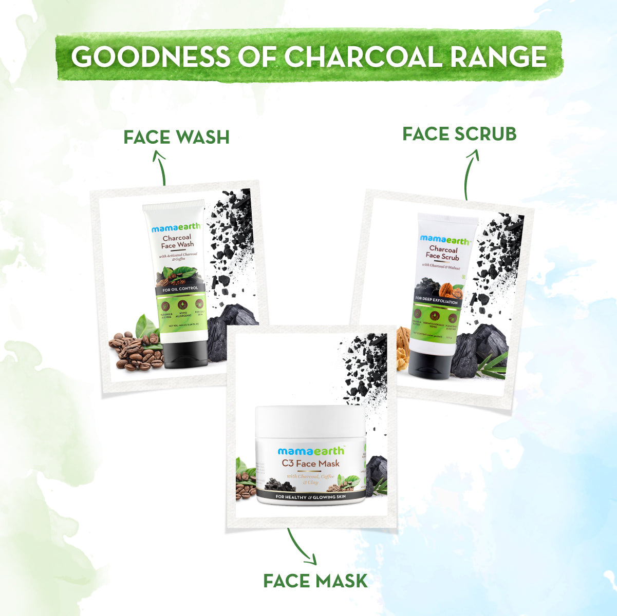 Charcoal Face Wash for oil control - 100ml | Pollution Defense Formula | Controls Excess Oil