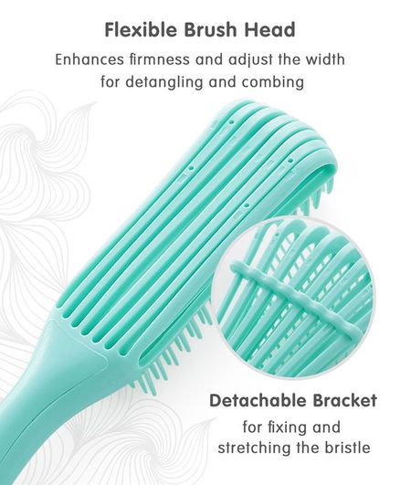 Set of Detangler Hair Comb Brush + Scalp Massager