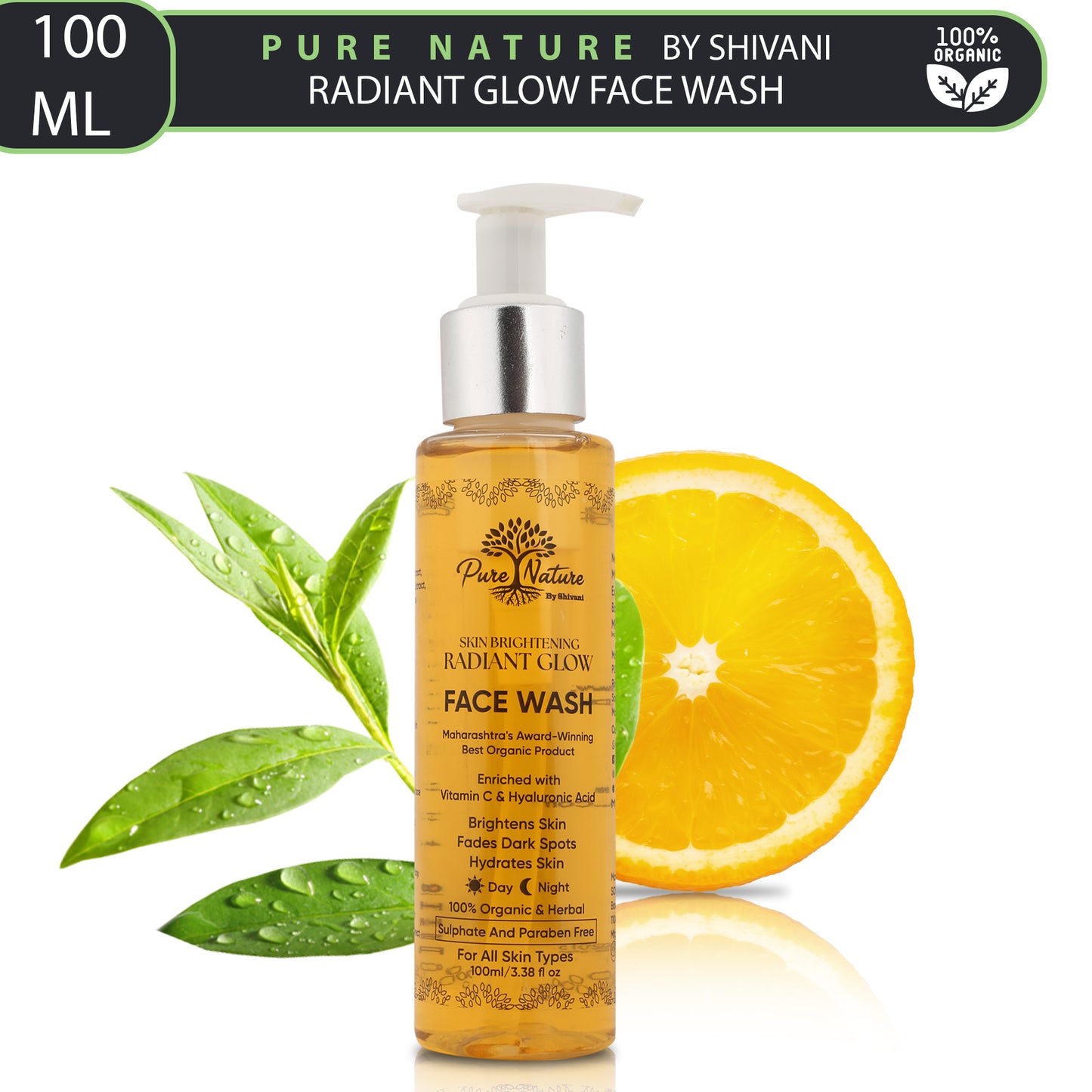 Pure Nature Skin Brightening Radiant Glow Face Wash