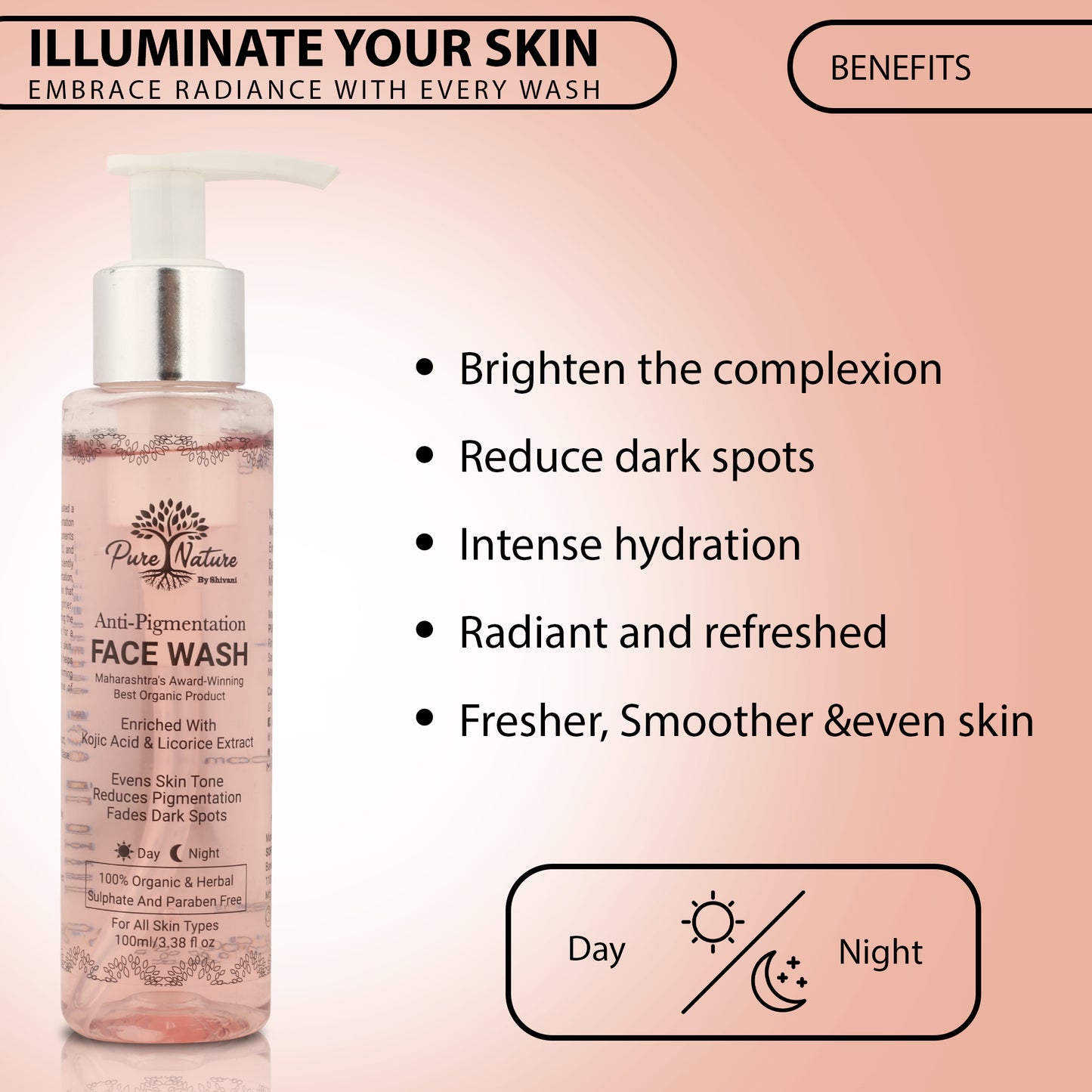 Pure Nature Anti-Pigmentation Face Wash