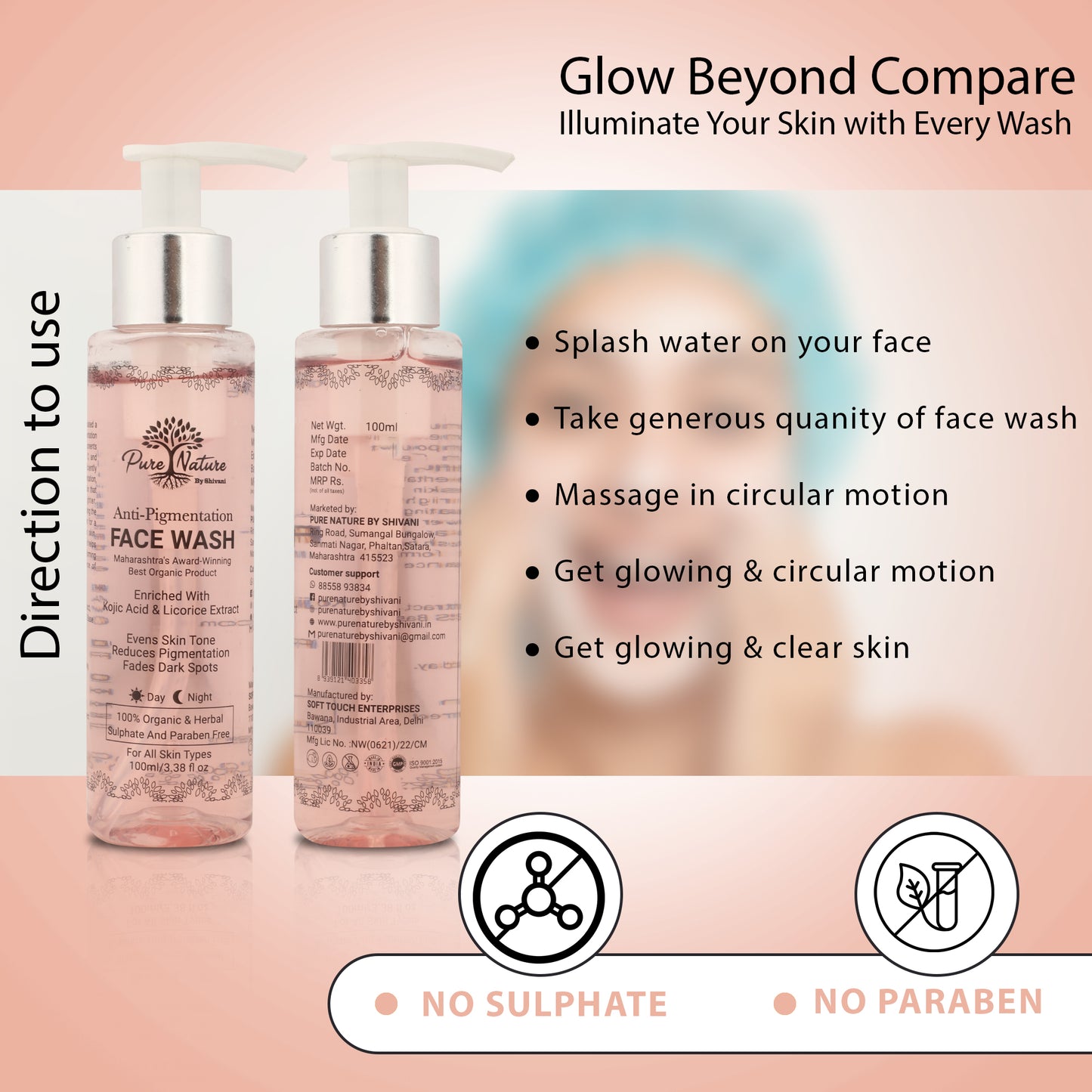 Pure Nature Anti-Pigmentation Face Wash