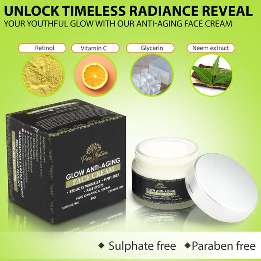 Pure Nature Glow Anti-Aging Face Cream