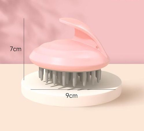 Shampoo Massager Brush | Silicone Massage Comb | Shampoo Comb Scratcher for Clean scalp, Blood Circulation & Natural Hair Growth