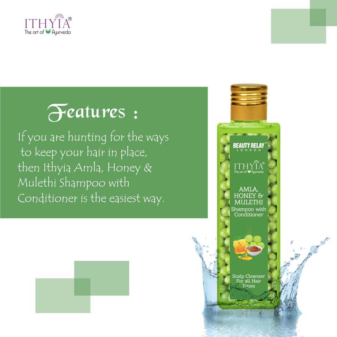 Amla, Honey & Mulethi Shampoo With Conditioner With Mulethi, Amla And Honey - 200 ml