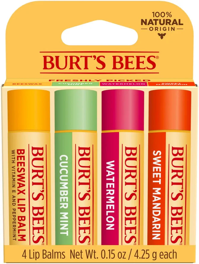 Freshly Picked Lip Balm 4-Pack A fruity, citrusy treat.