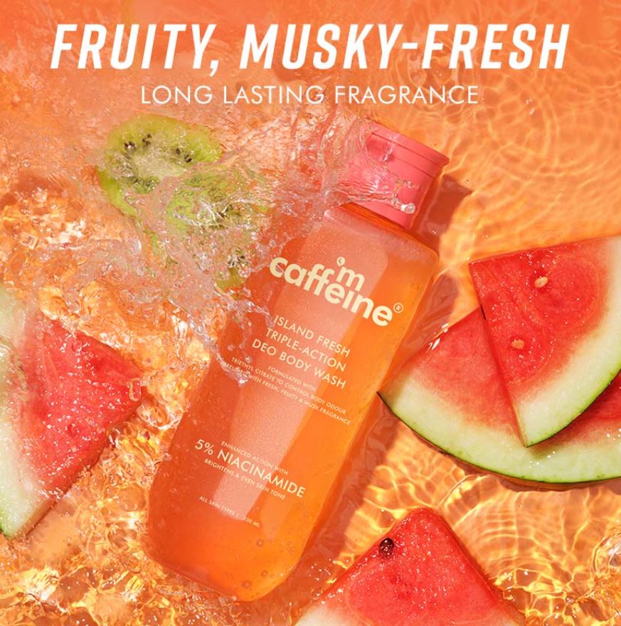 mCaffeine Island Fresh Triple Action Deo Body Wash