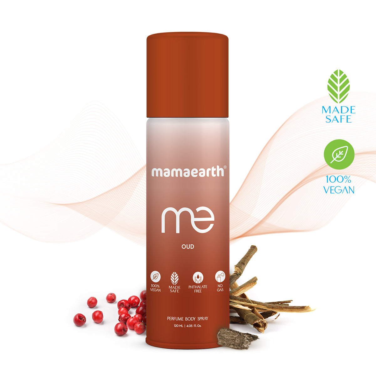 ME Oud Deodorant - 120 ml | Lasts up to 8 Hours | Made Safe Certified
