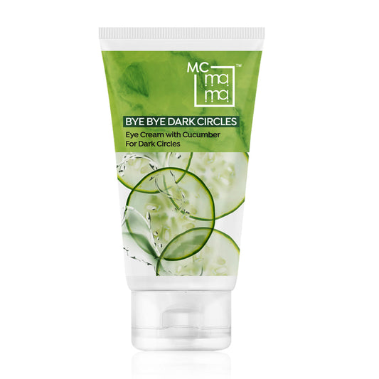 Bye Bye Dark Circles Eye Cream For Unisex | Reduces Puffiness & Fine Lines | With Curcumber,Almond,Grape Seed,Wheat germ | 60g