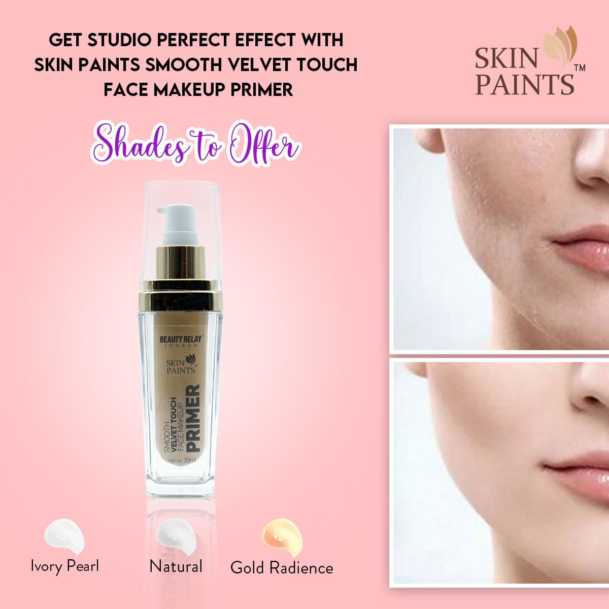 Smooth Velvet Touch Face Makeup Primer