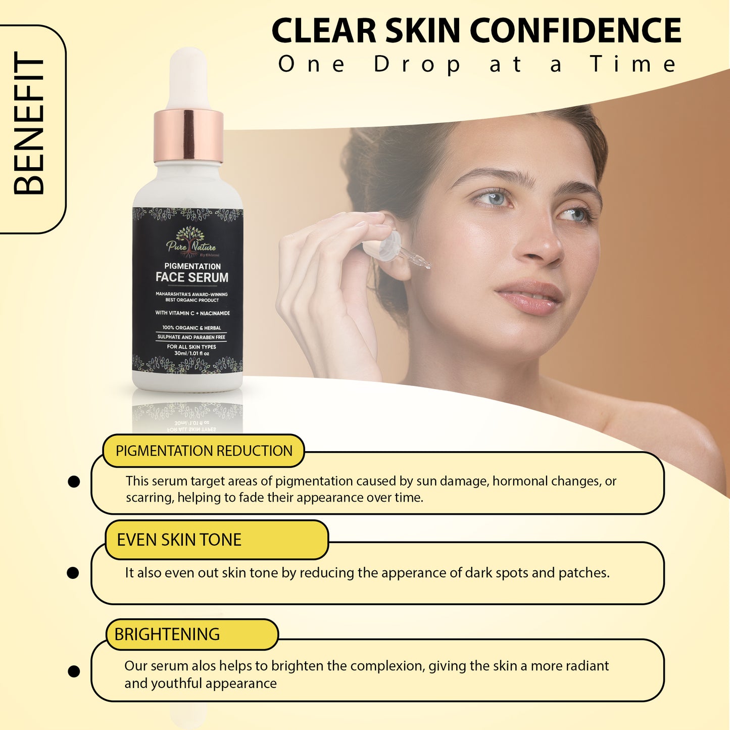 Pure Nature Pigmentation Face Serum