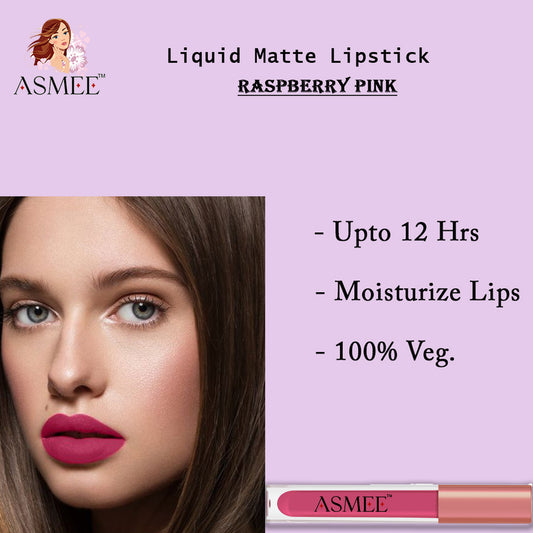 Asmee Liquid Matte lipstick - Raspberry Pink