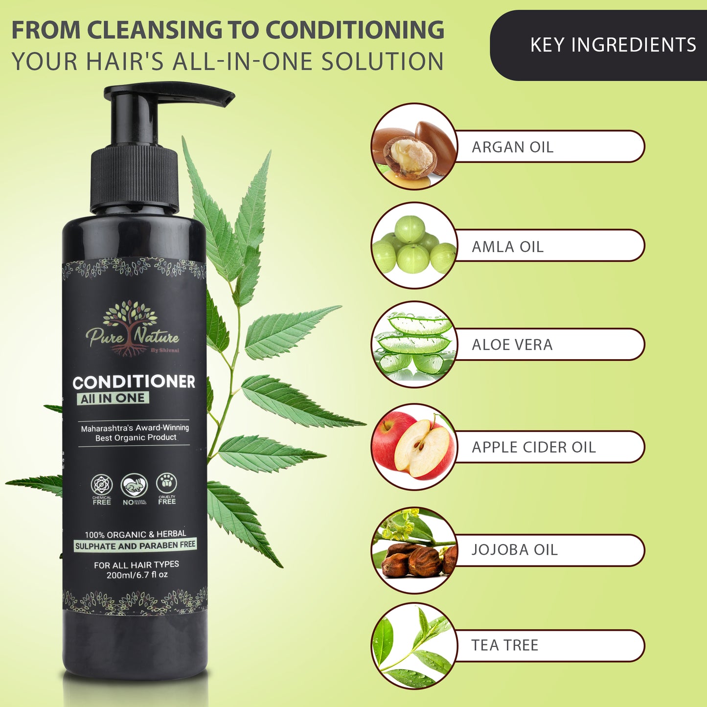 Pure Nature Conditioner All in One - 200 ml