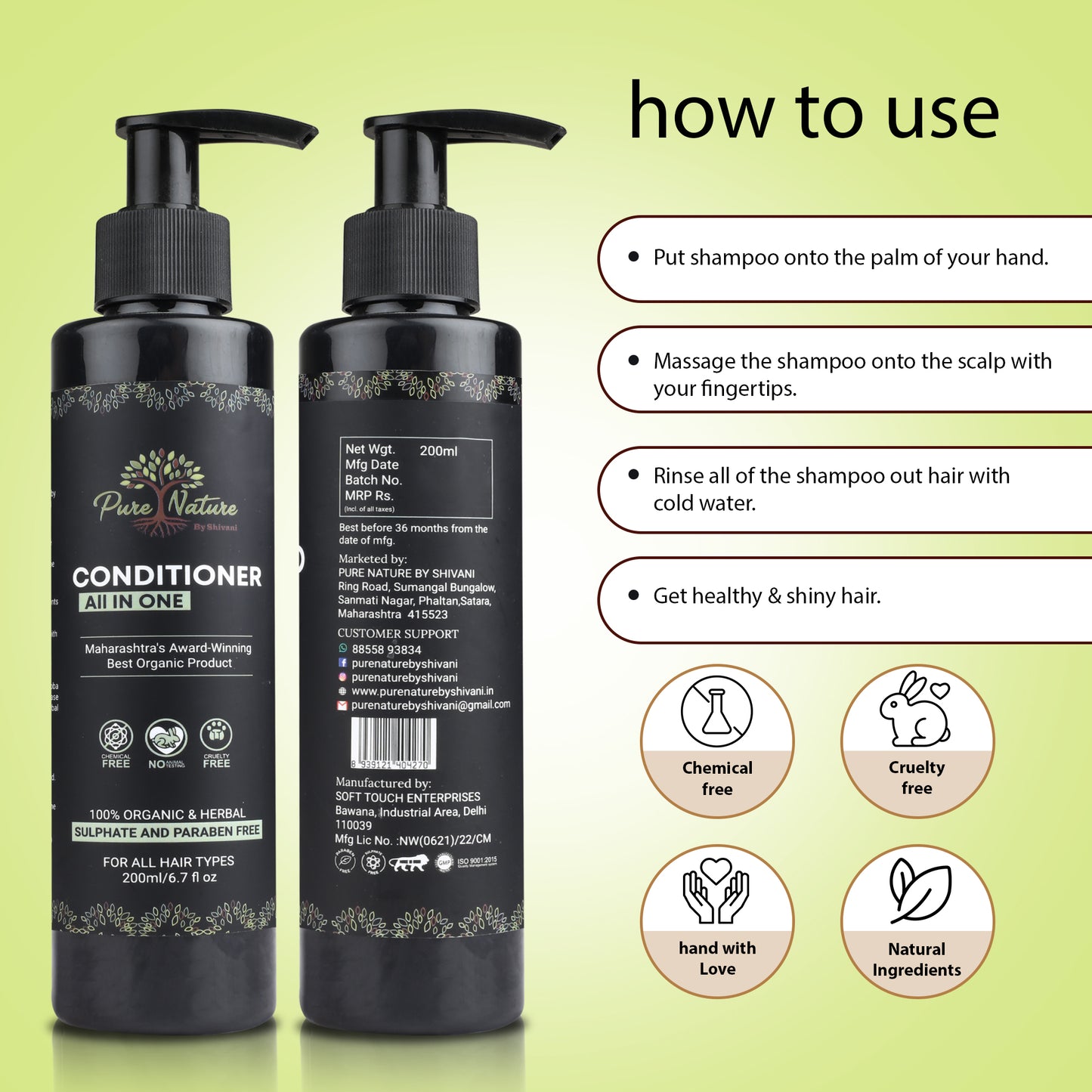 Pure Nature Conditioner All in One - 200 ml