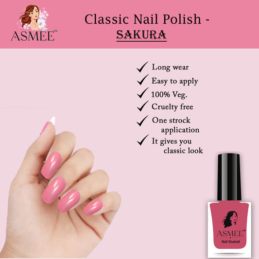 Asmee Classic Nail Polish - Sakura
