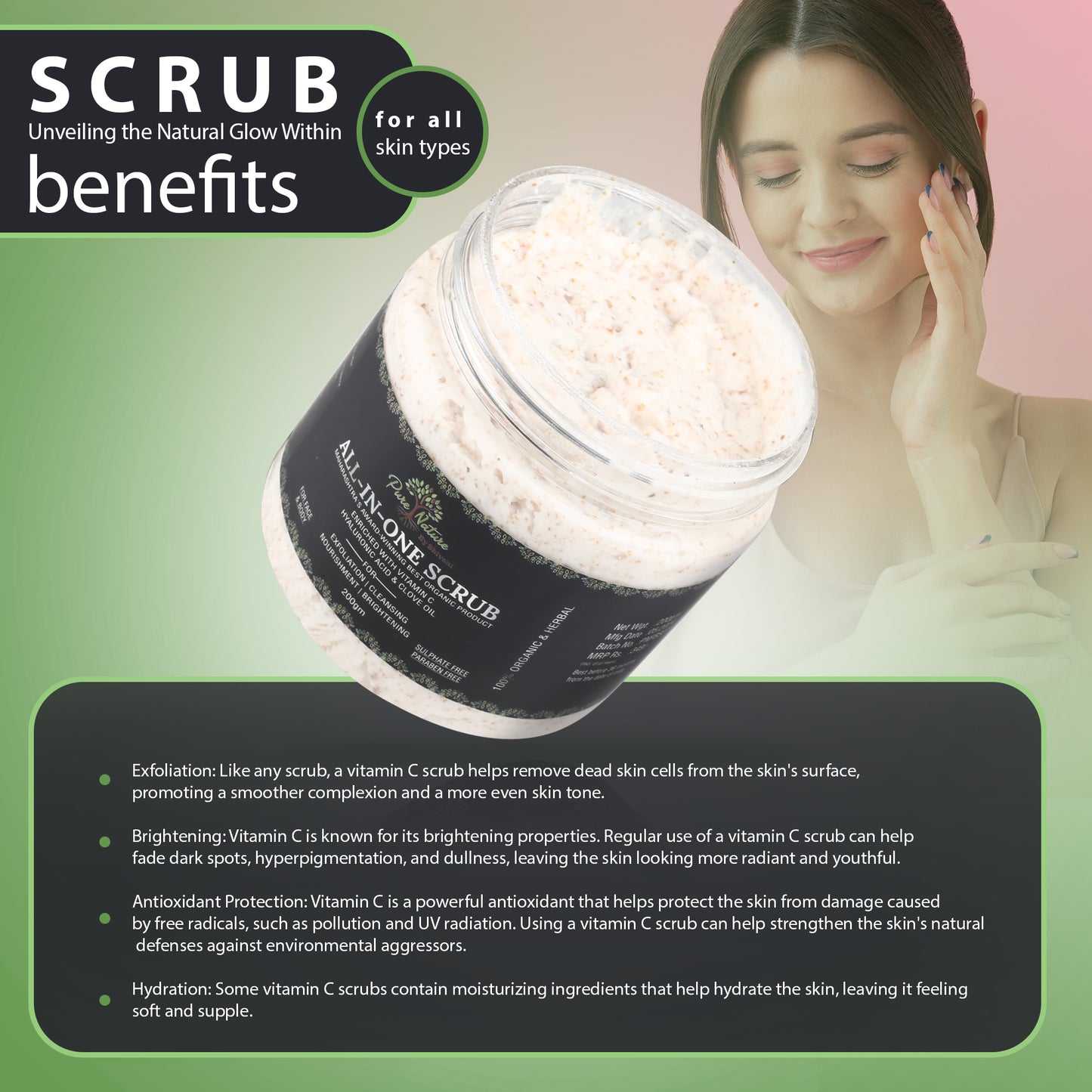 Pure Nature All-In-One Scrub