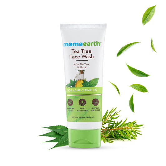 Tea Tree Facewash for acne and pimples - 100ml | Controls Acne & Pimples | Removes Excess Oil