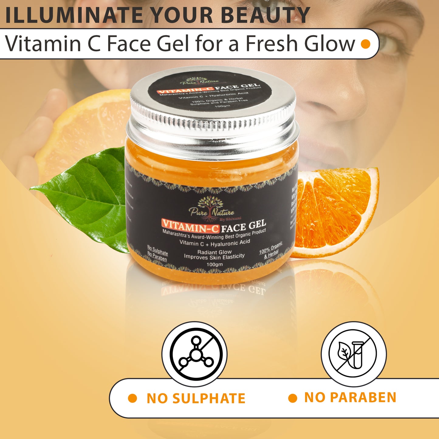 Pure Nature Vitamin-C Face Gel