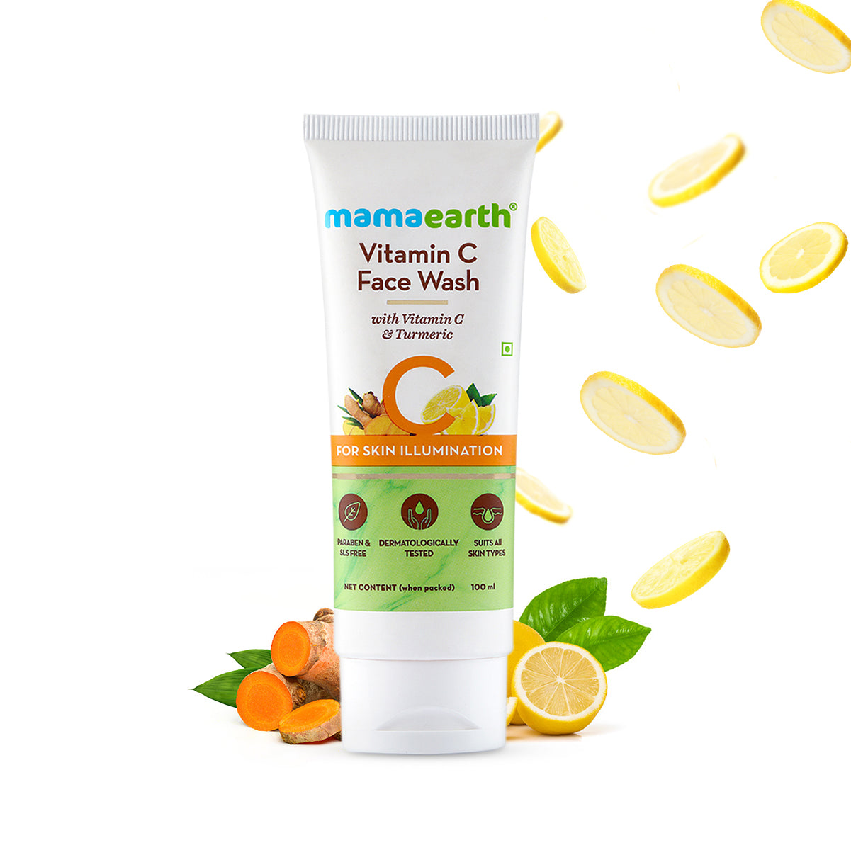 Vitamin C Face Wash with Vitamin C and Turmeric for Skin Illumination - 50 ml