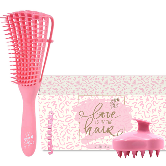 COMBO: WASH AND STYLE - DETANGLING HAIR BRUSH + SCALP MASSAGER
