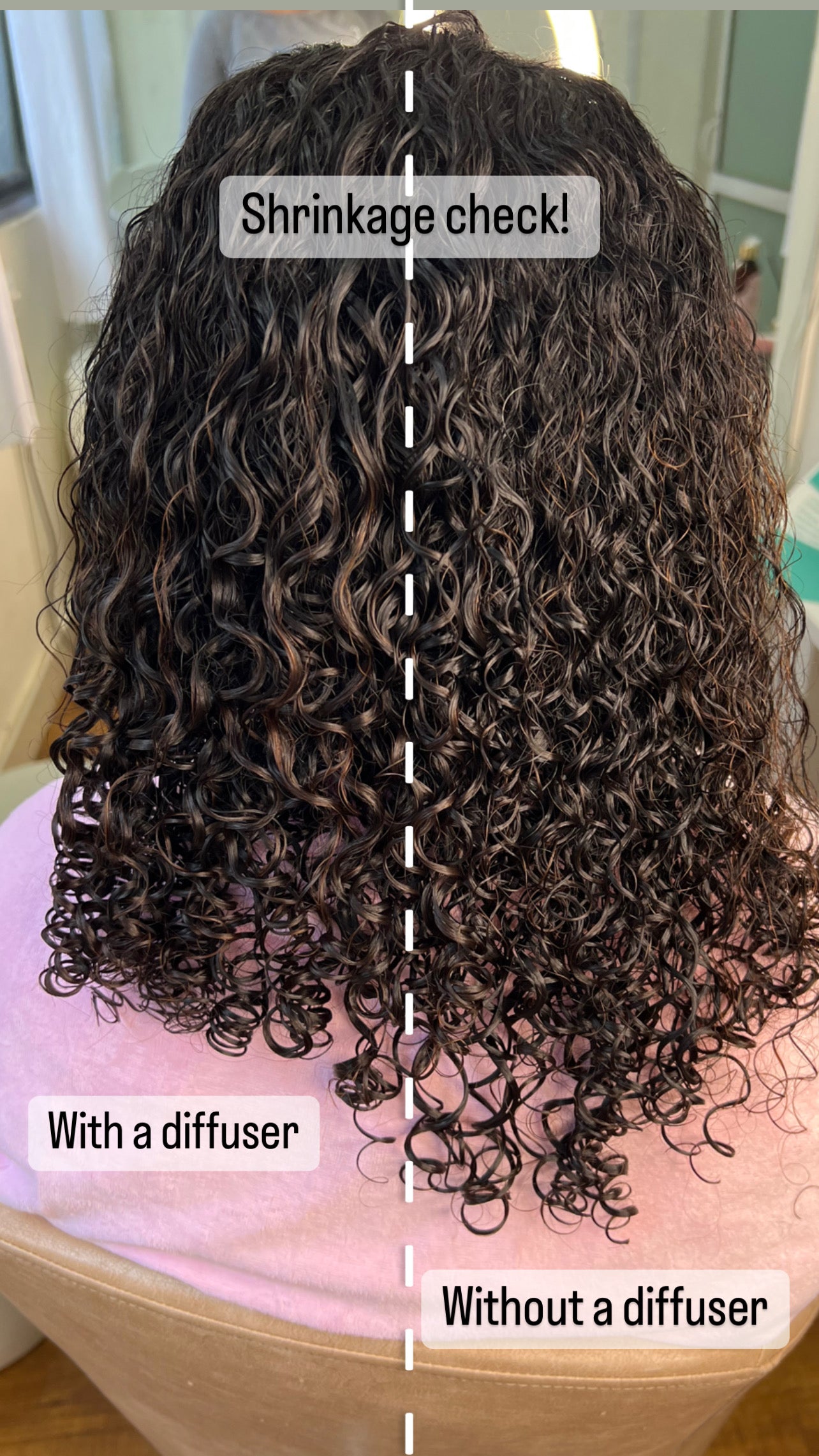 CURL CURE PINK COLLAPSIBLE CURLY HAIR DIFFUSER