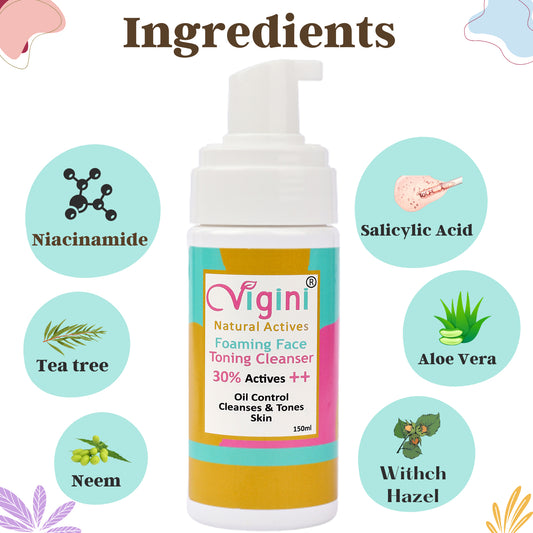 Foaming Face Toning Cleanser