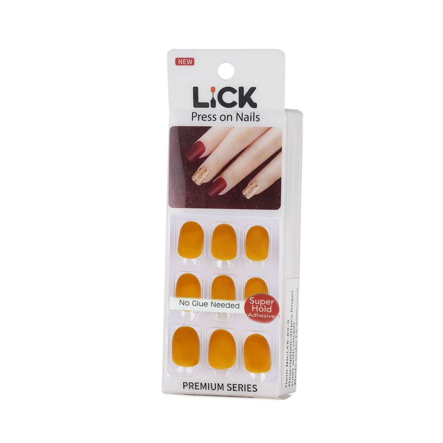 Lick Nail Mustard Yellow