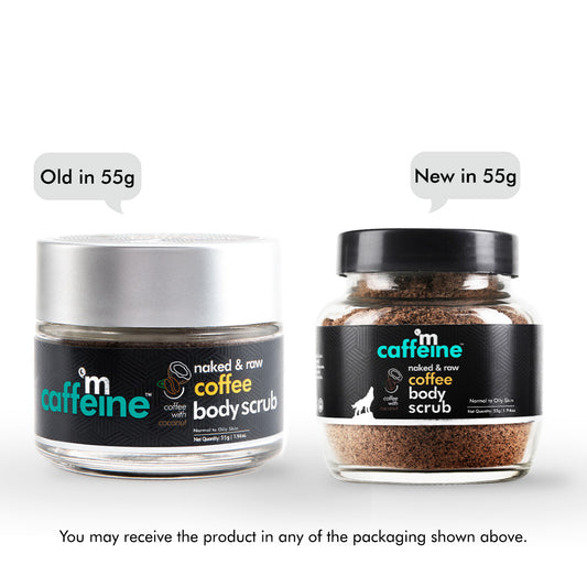 mCaffeine Naked & Raw Coffee Body Scrub (55gm)