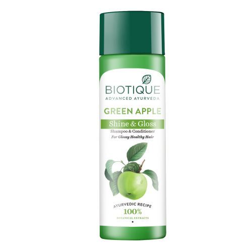 GREEN APPLE SHINE & GLOSS SHAMPOO & CONDITIONER FOR GLOSSY HEALTHY HAIR