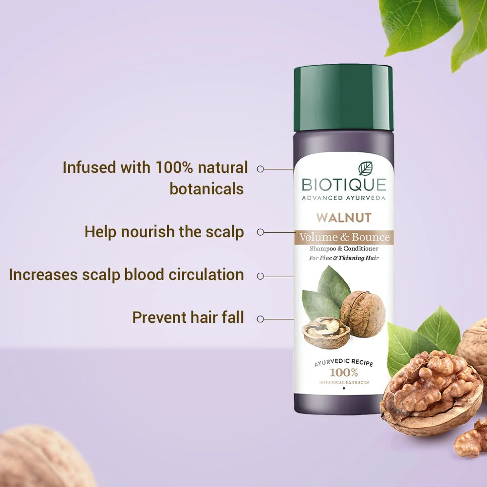 Walnut Volume & Bounce Shampoo