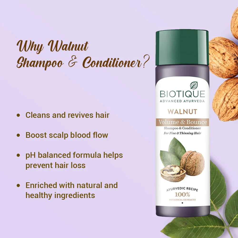 Walnut Volume & Bounce Shampoo