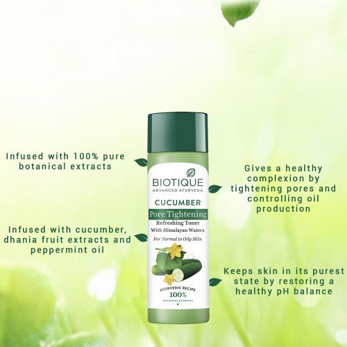 CUCUMBER PORE TIGHTENING TONER FOR NORMAL TO OILY SKIN 120ML