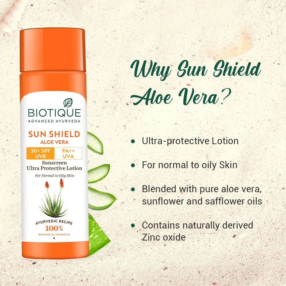 Sun Shield Aloe Vera Spf 30+ 120ml