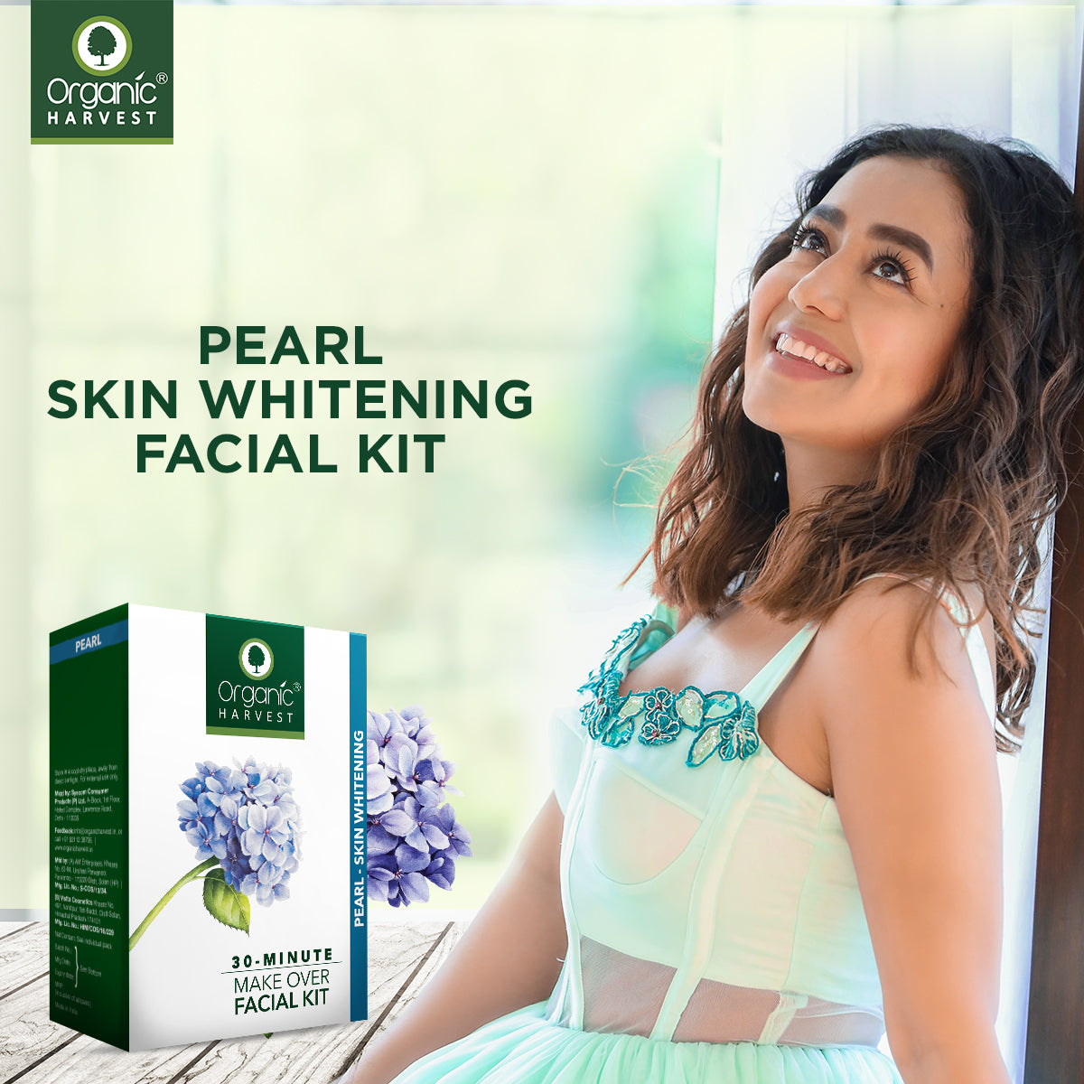 Organic Harvest Facial Kit Pearl Skin Whitening 50gm Sugatra