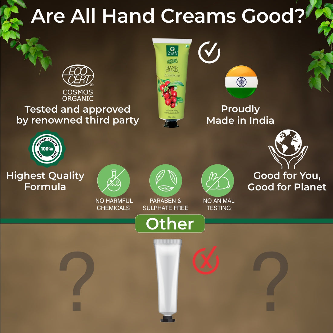 Organic Harvest Hand Cream