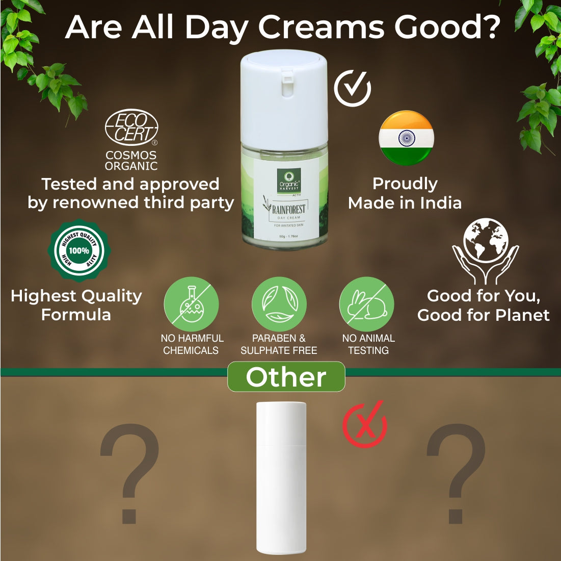 Organic Harvest Day Cream