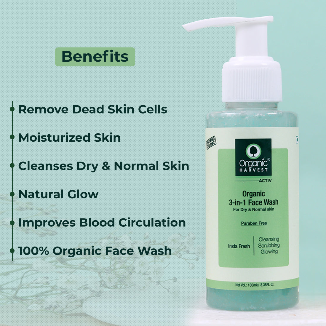 Organic Harvest Face Wash